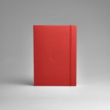 Нотатник А5 &laquo;Карміновий&raquo; чистий лист &laquo;Карміновий&raquo; фото