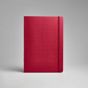 Нотатник А5 &laquo;Бордо&raquo; в крапку &laquo;Бордо&raquo; фото
