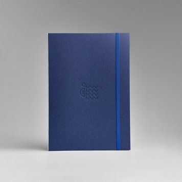 Нотатник А5 &laquo;Синій&raquo; чистий лист (трішки засмучений) &laquo;Синій&raquo; (трішки засмучений) фото